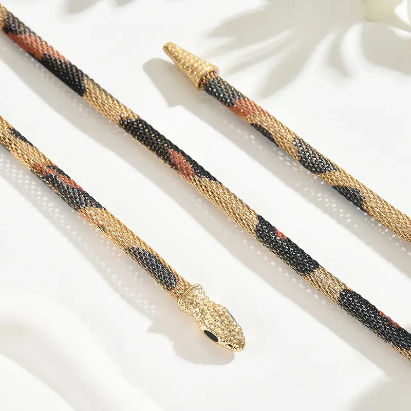 Adjustable Snake Chain Necklace - Image 4