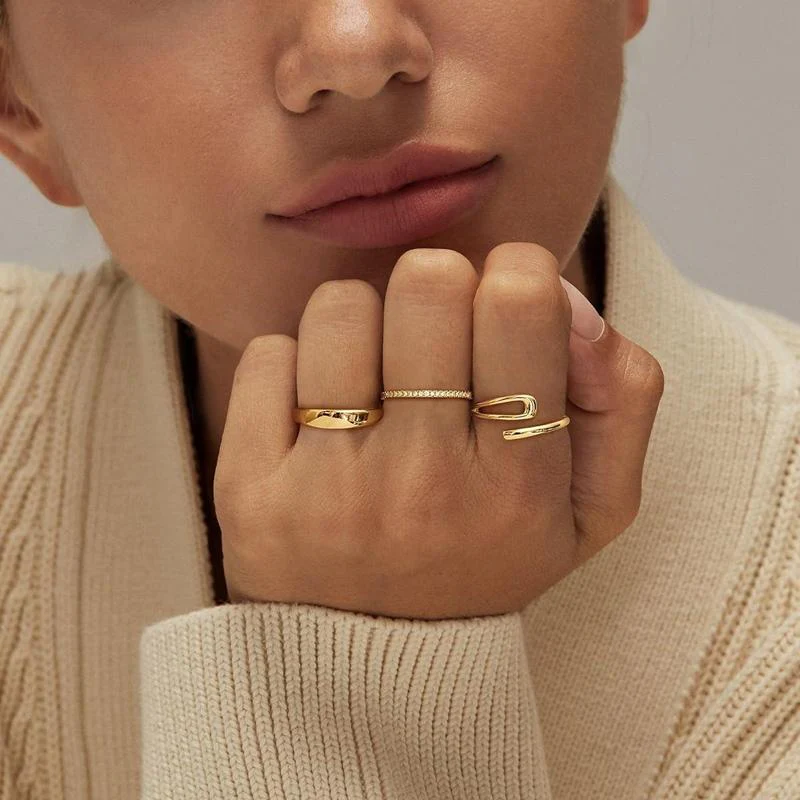 Assorted 3pc Ring Set - Image 4