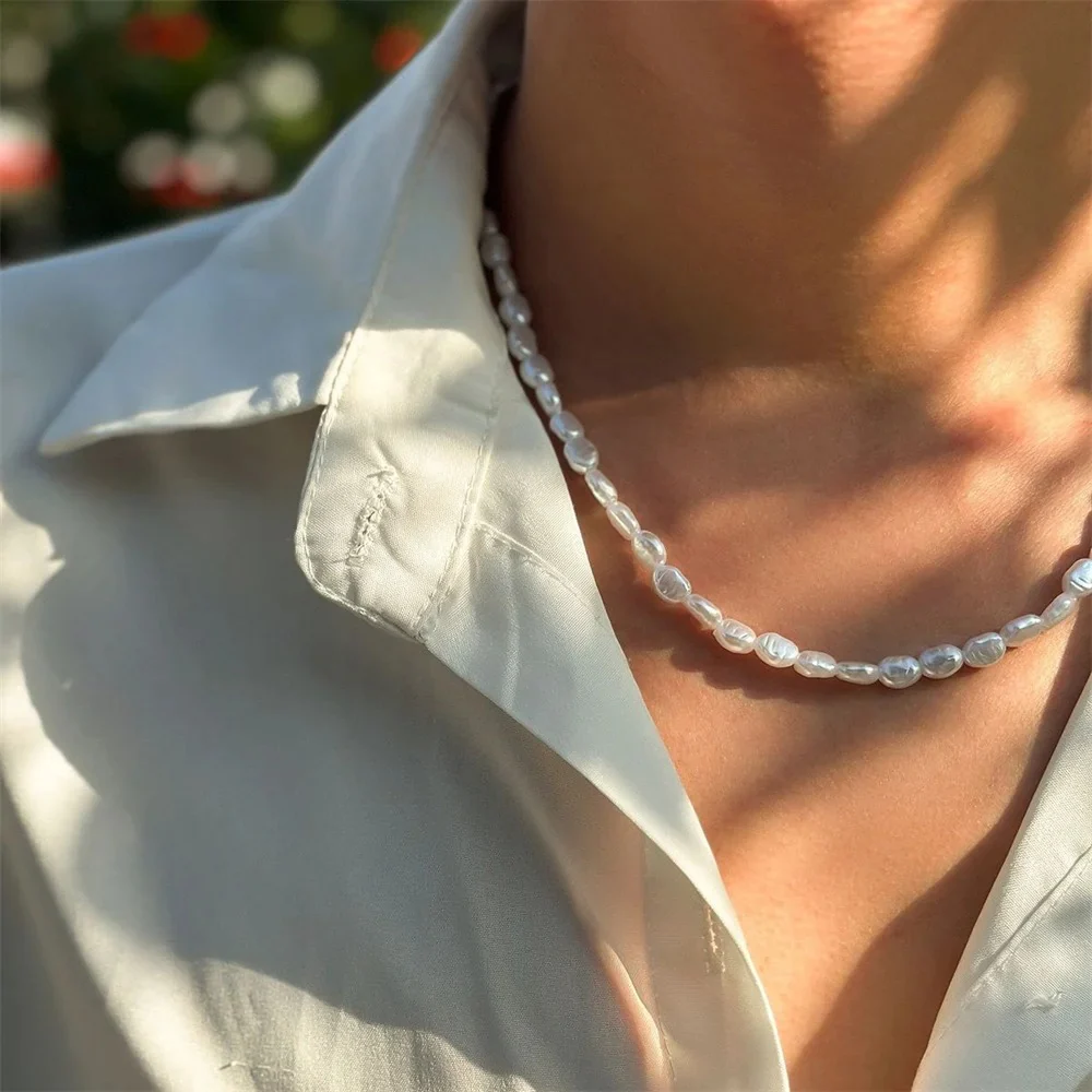 Baroque Alien Pearl Necklace - Image 3