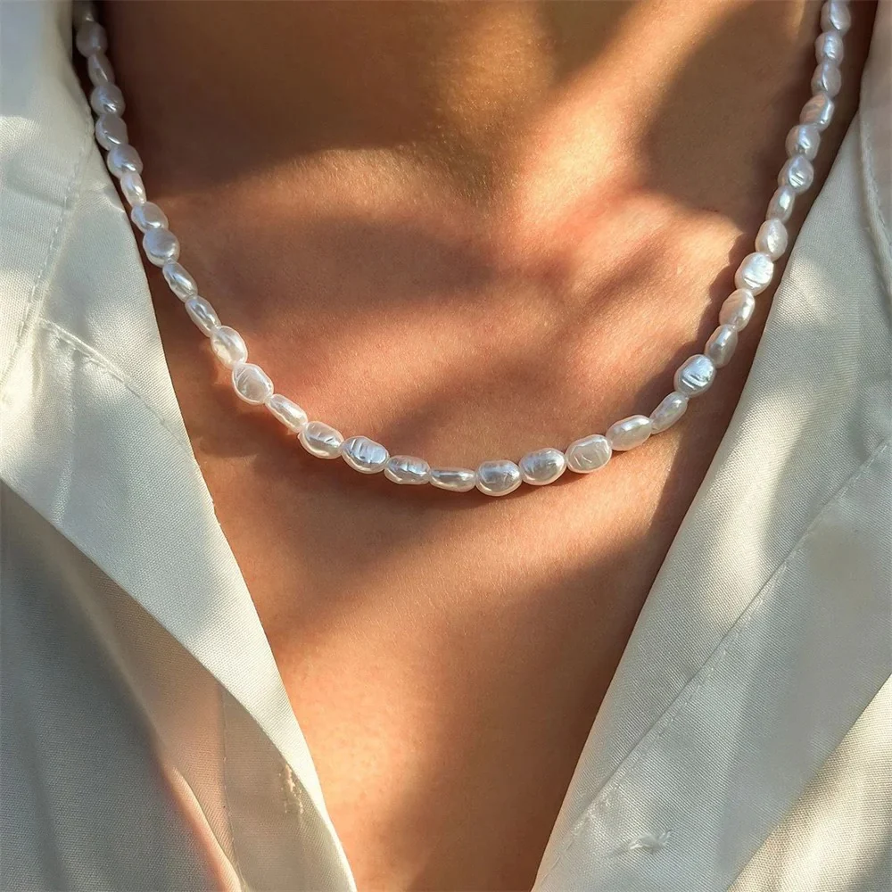 Baroque Alien Pearl Necklace - Image 5