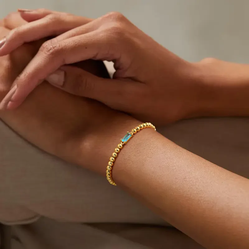 Birthstone Beaded Bracelet - Image 6