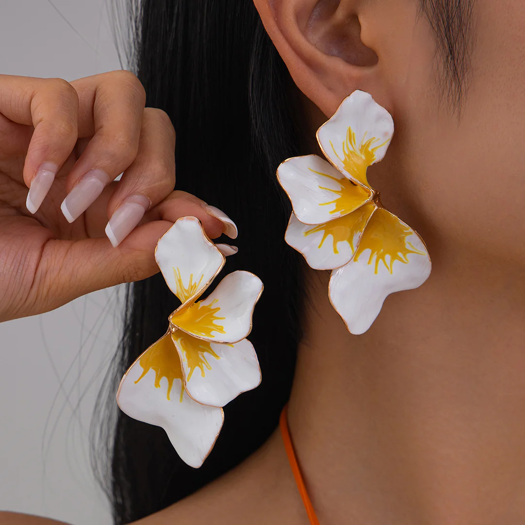 Bloomglow Petal Drop Earrings - Image 2