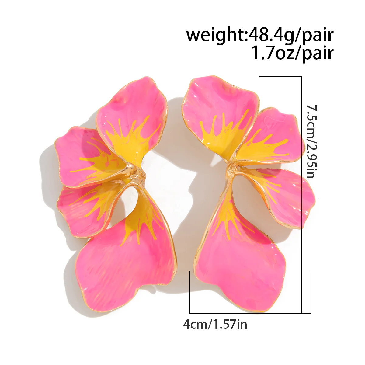 Bloomglow Petal Drop Earrings - Image 4