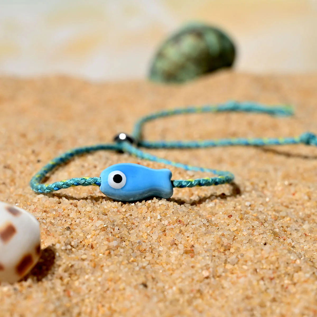 Boho Ceramic Fish String Bracelet - Image 13