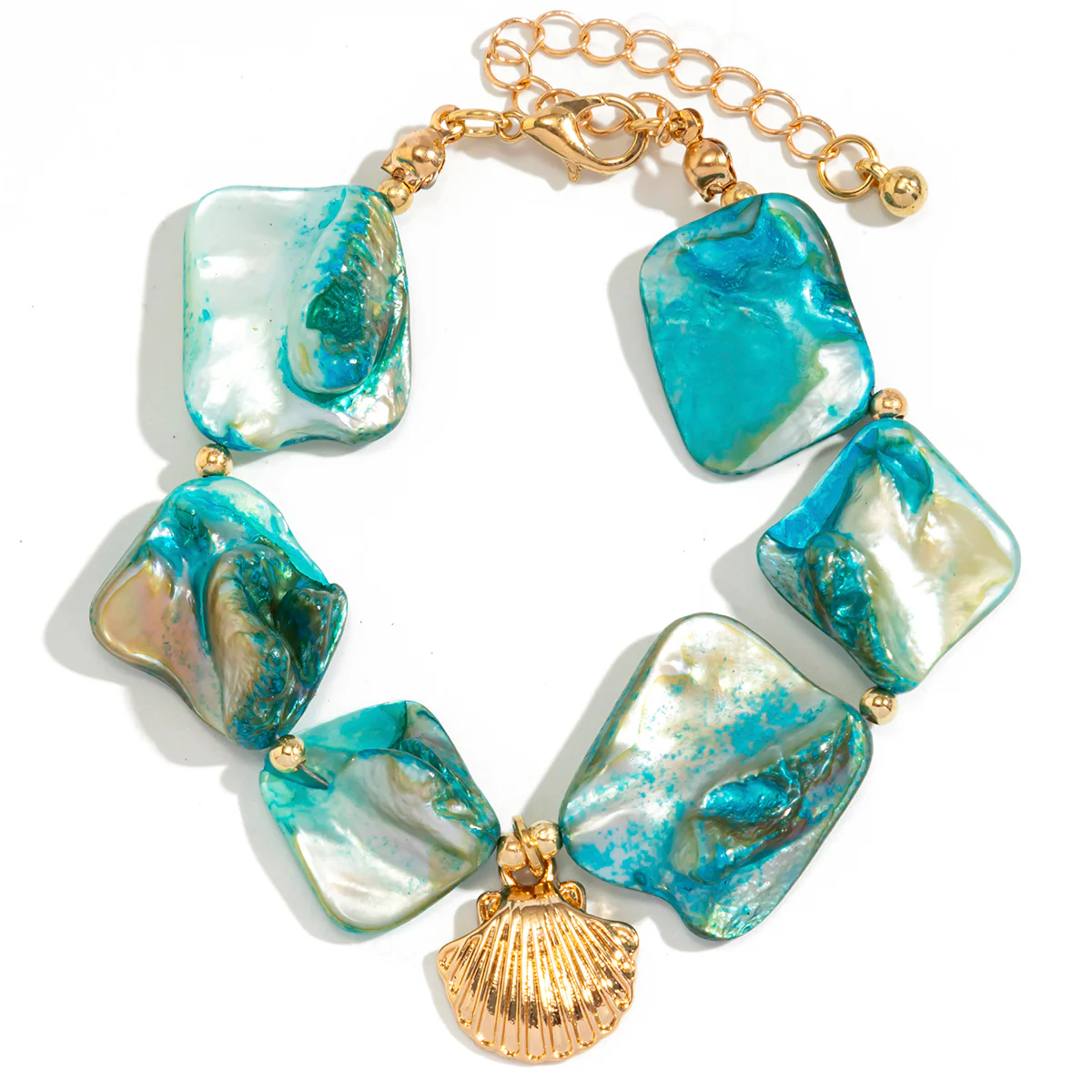 Boho Conch Charm Bracelet - Image 2