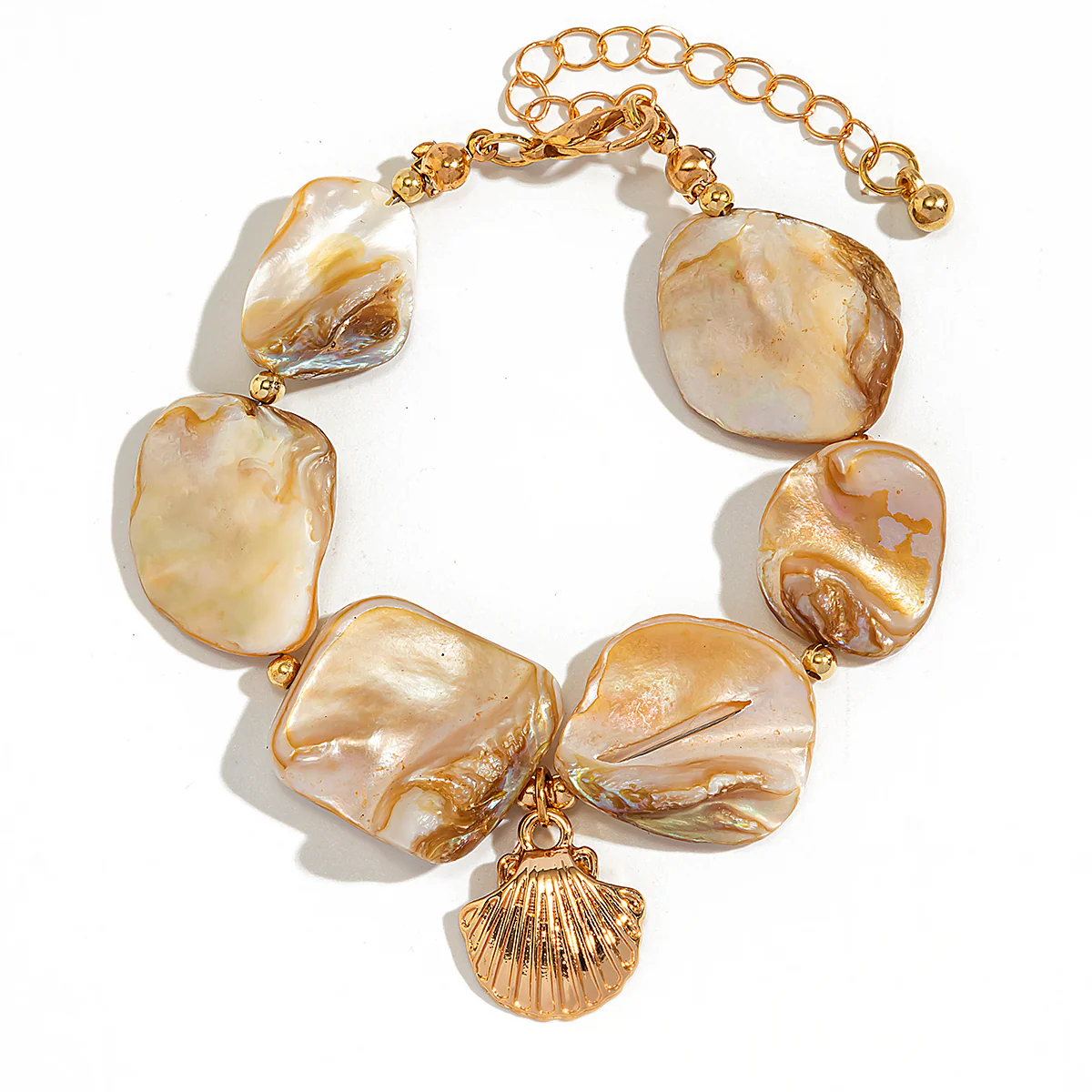 Boho Conch Charm Bracelet - Image 3