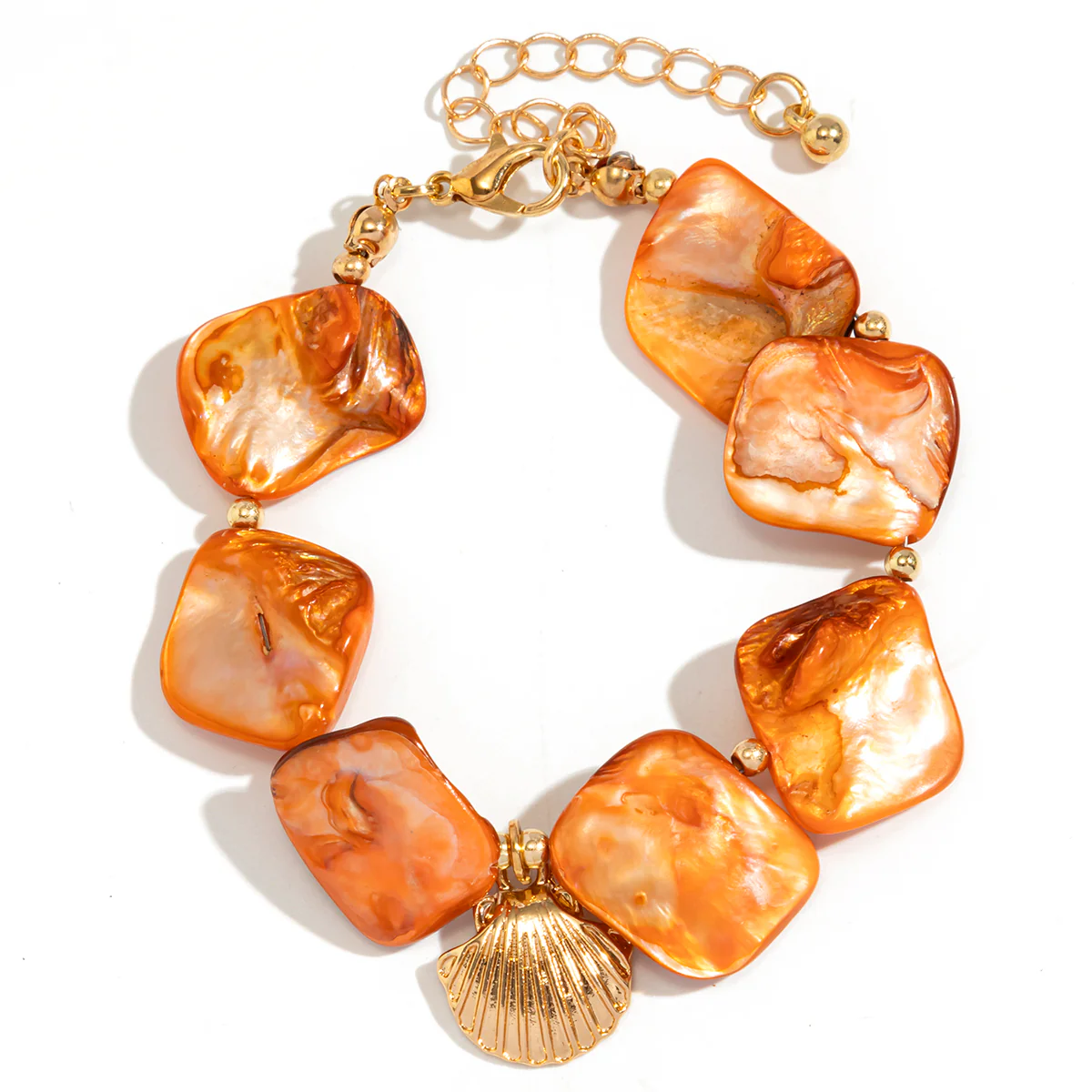 Boho Conch Charm Bracelet - Image 4