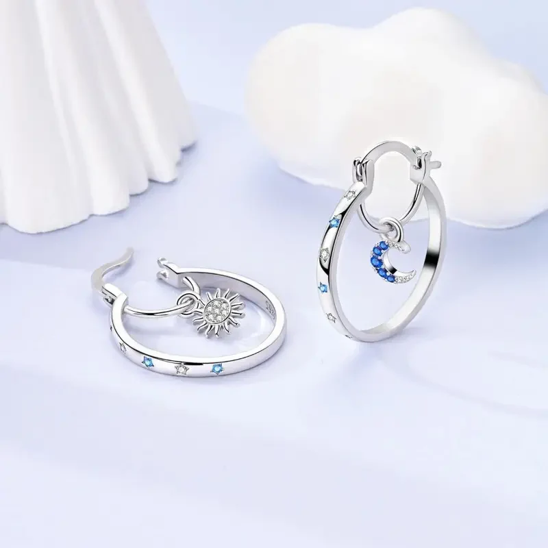 Celestial Hoop Earrings - Image 2