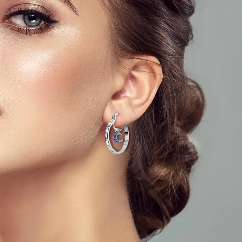Celestial Hoop Earrings - Image 3