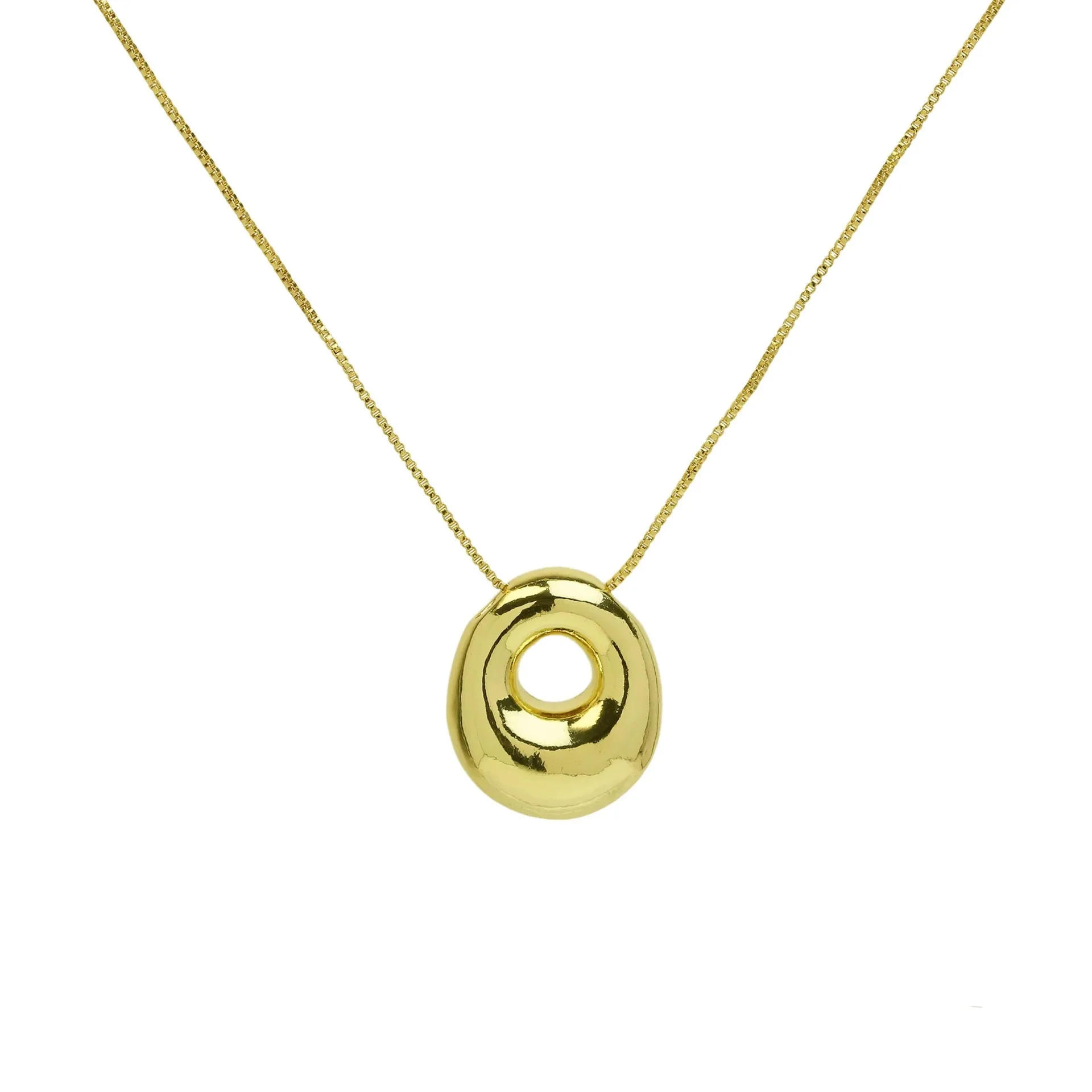 Chunky Balloon Initial Letter Necklace - Image 20