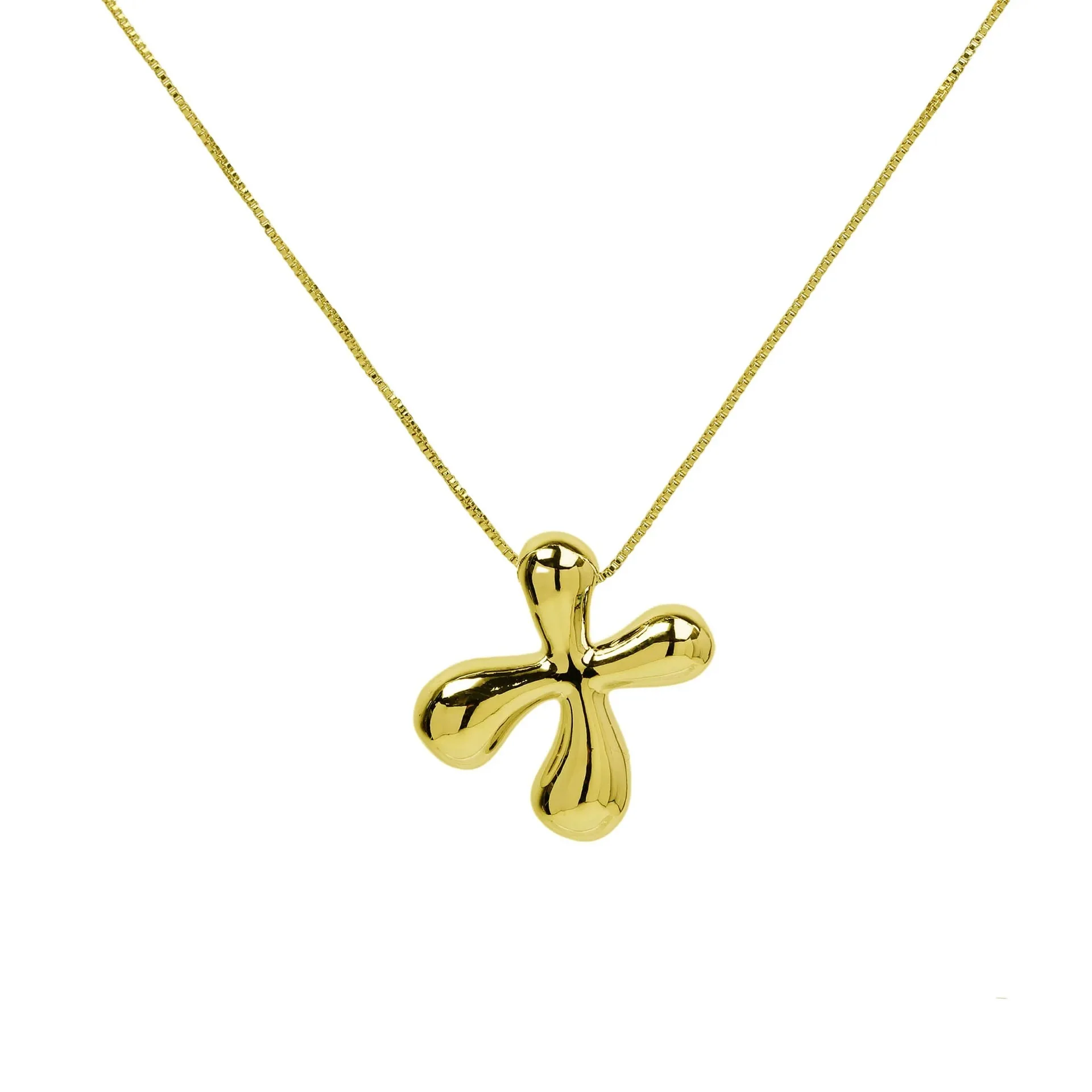 Chunky Balloon Initial Letter Necklace - Image 29