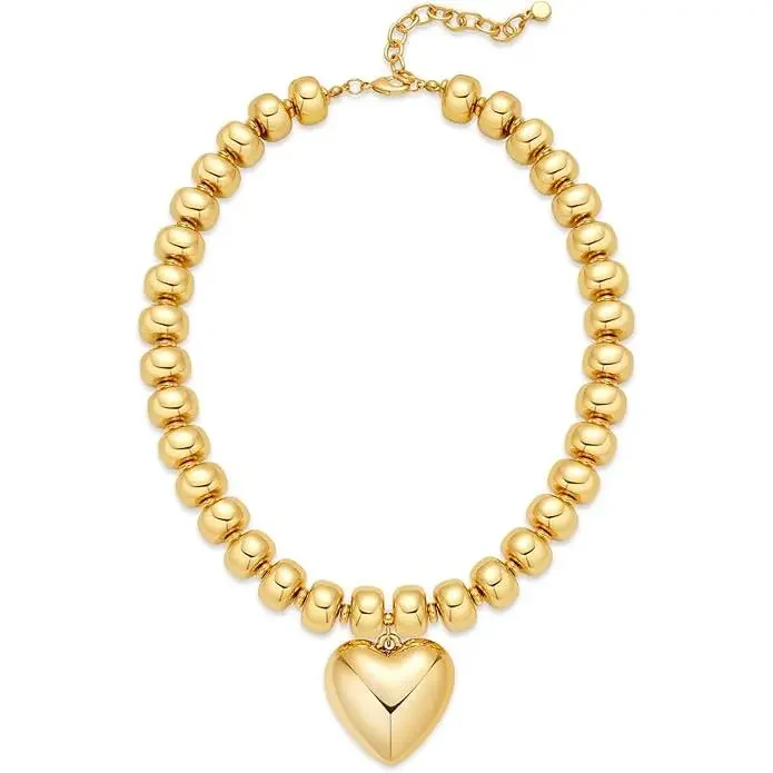 Chunky Bead Heart Necklace - Image 11