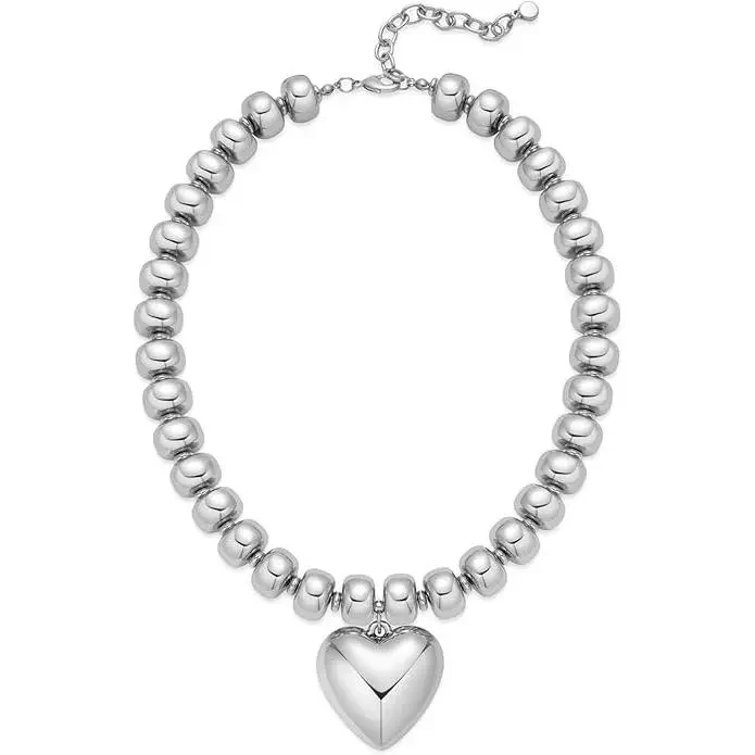 Chunky Bead Heart Necklace - Image 9