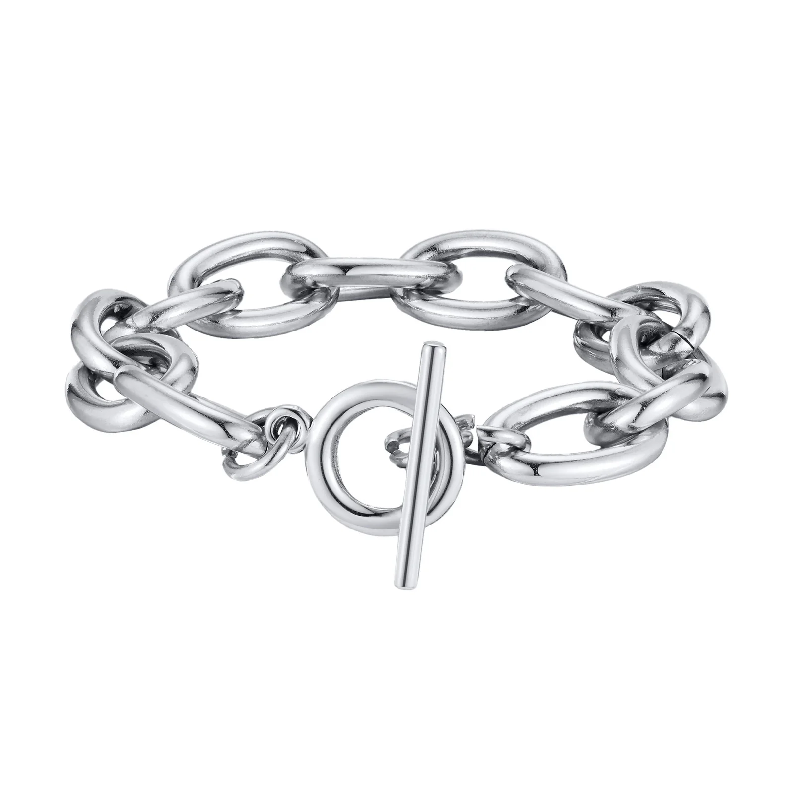 Chunky Gold Toggle Clasp Bracelet - Image 3