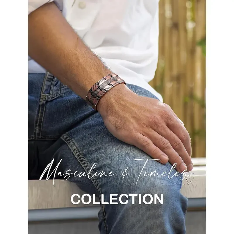 Classic Copper Magnetic Bracelet - Image 5