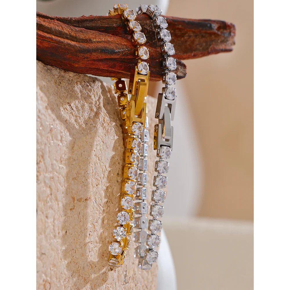 Classic CZ Tennis Bracelet - Image 2