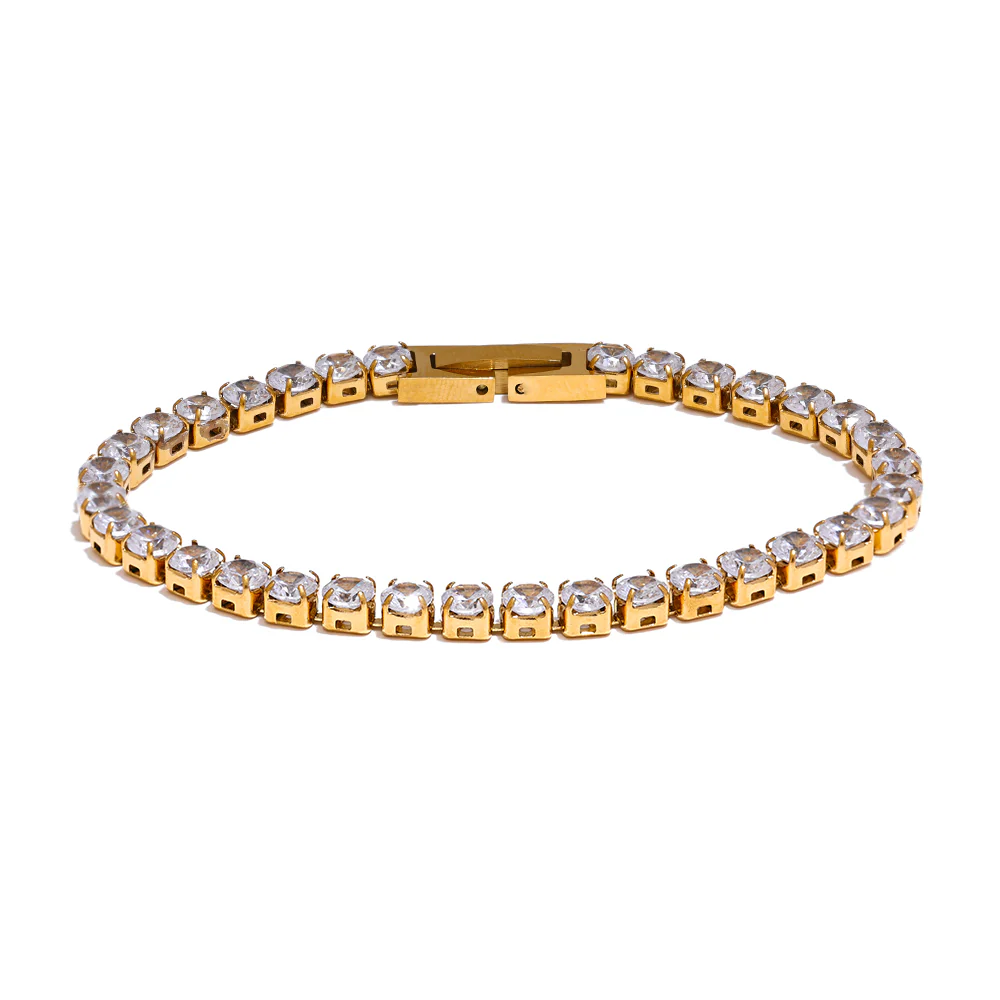 Classic CZ Tennis Bracelet - Image 3