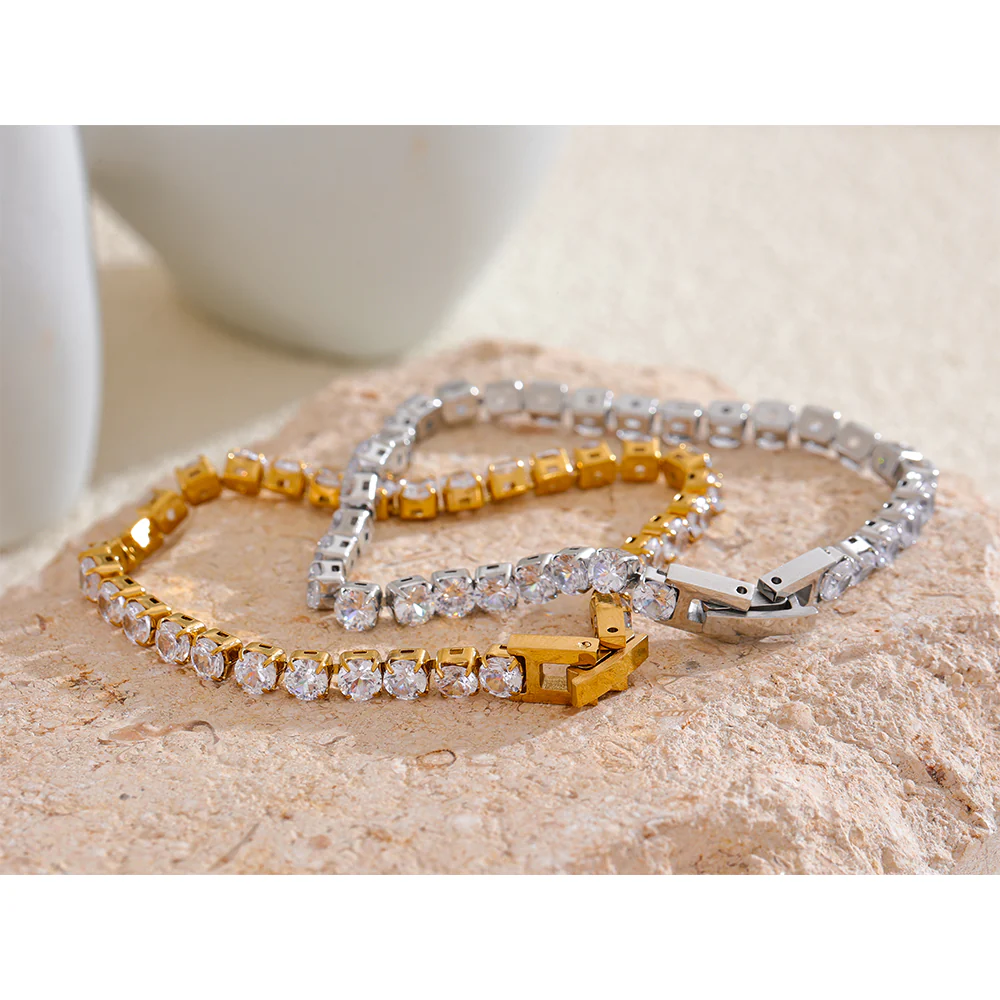 Classic CZ Tennis Bracelet - Image 4