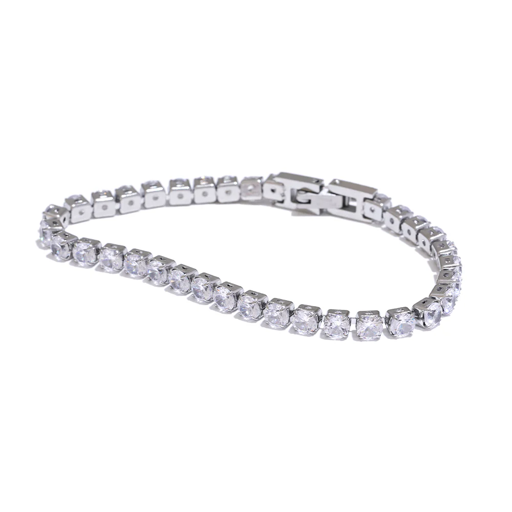 Classic CZ Tennis Bracelet - Image 5