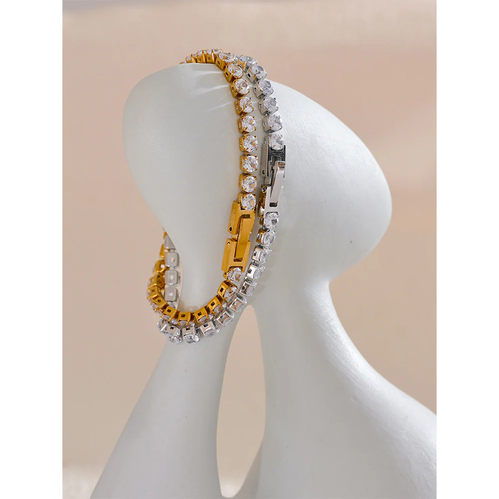 Classic CZ Tennis Bracelet - Image 6