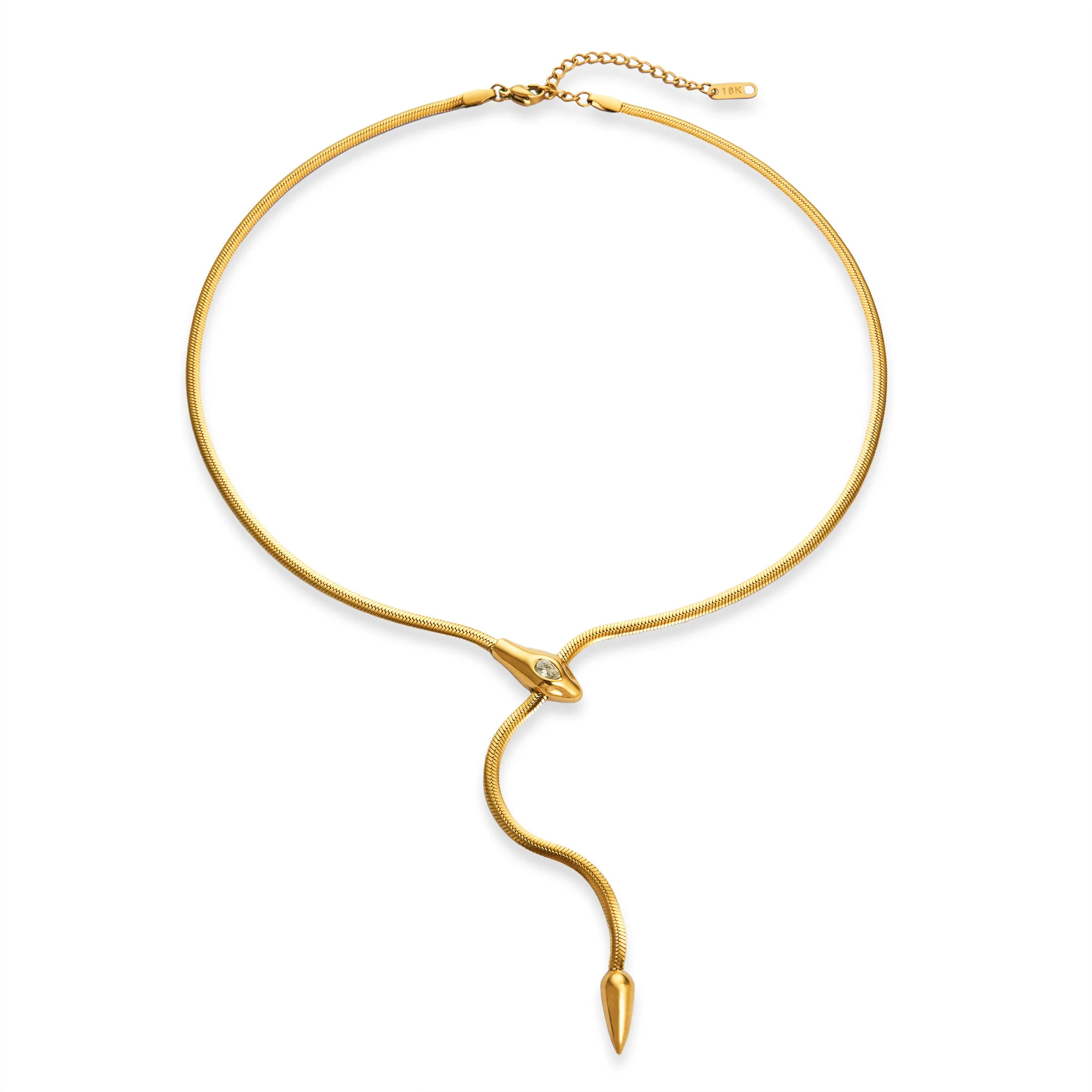 Classic Serpentine Chain Necklace - Image 2