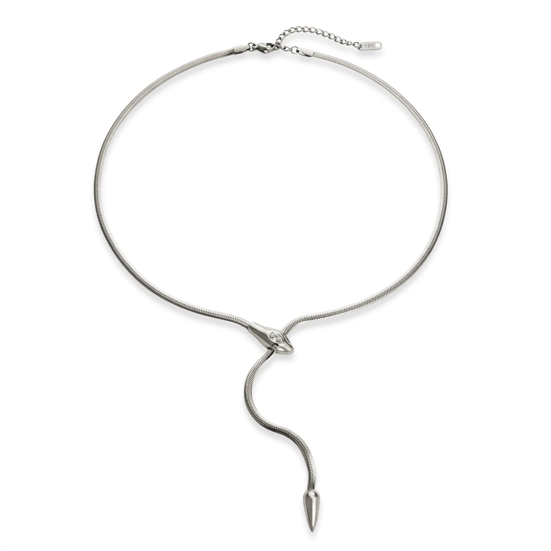 Classic Serpentine Chain Necklace - Image 3