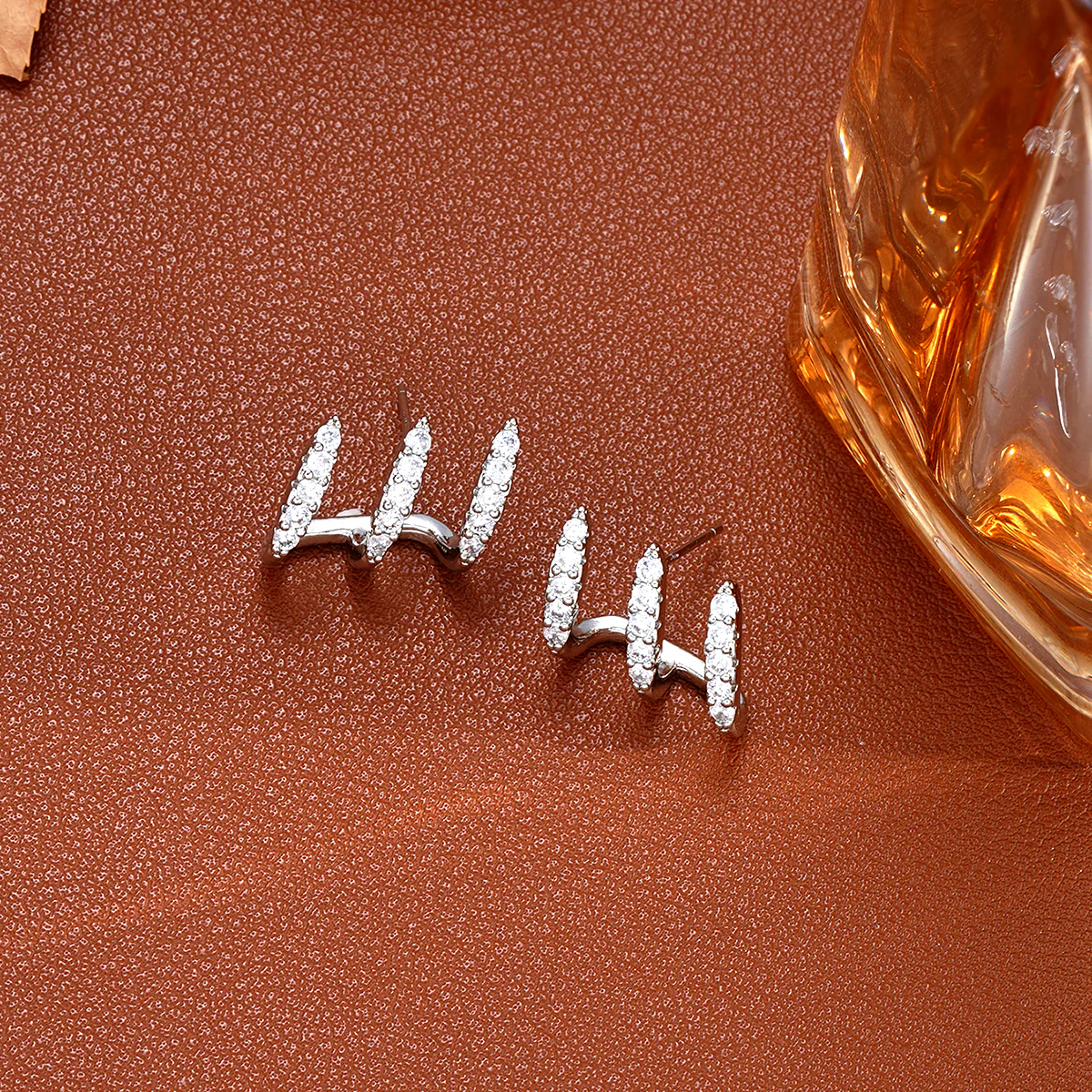 Claw-Set Sparkle Ear Trio - Image 3