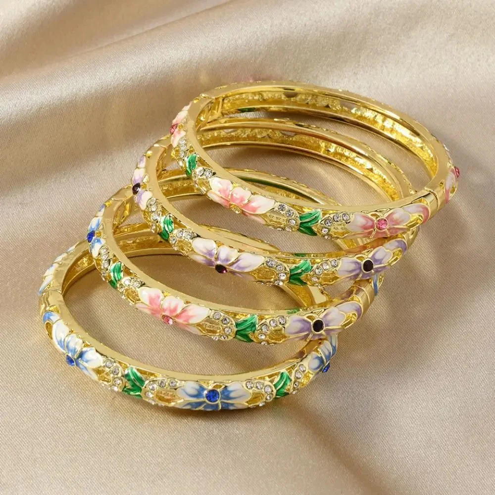 Cloisonne Traditional Floral Bracelet - Image 5