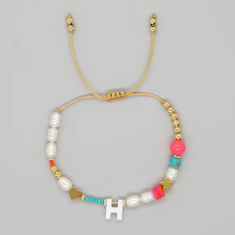 Color Splash Initial Bracelet - Image 12