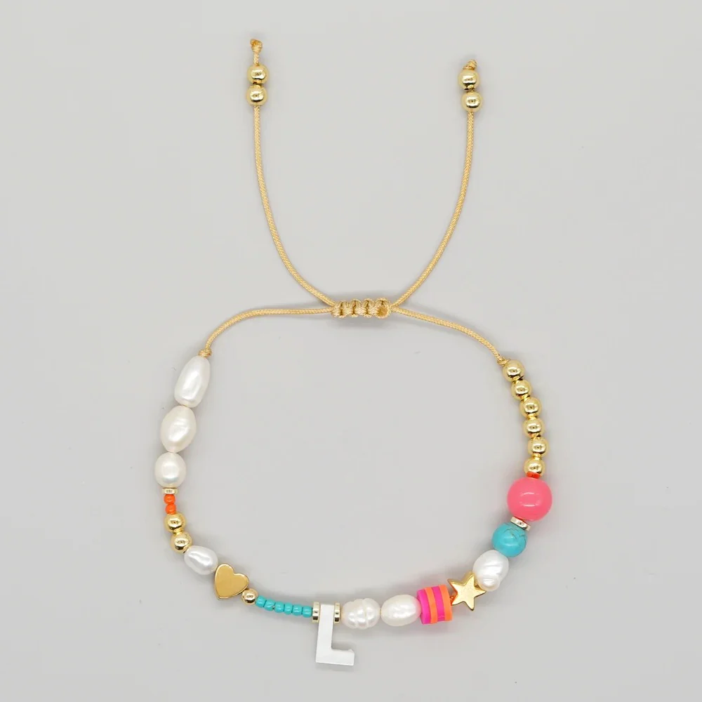Color Splash Initial Bracelet - Image 16