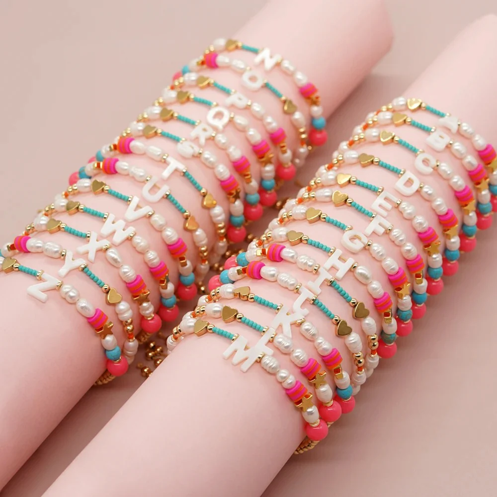 Color Splash Initial Bracelet - Image 2