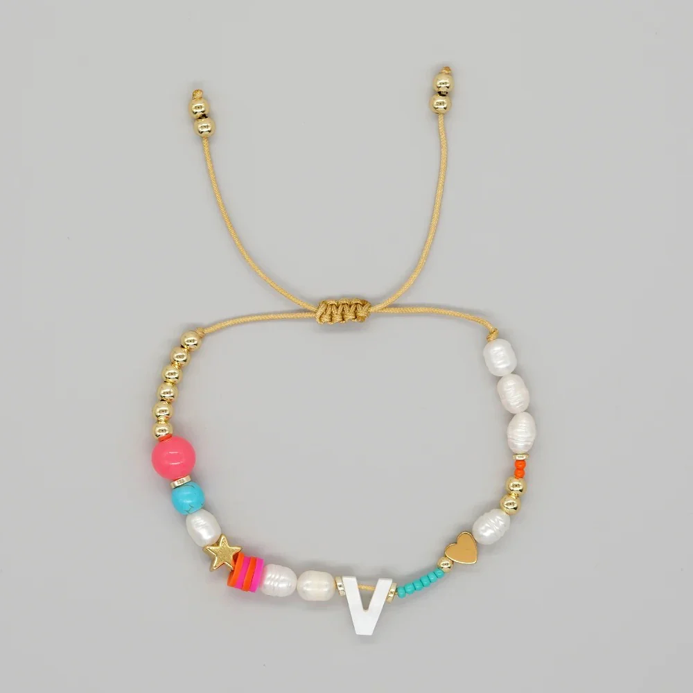 Color Splash Initial Bracelet - Image 26