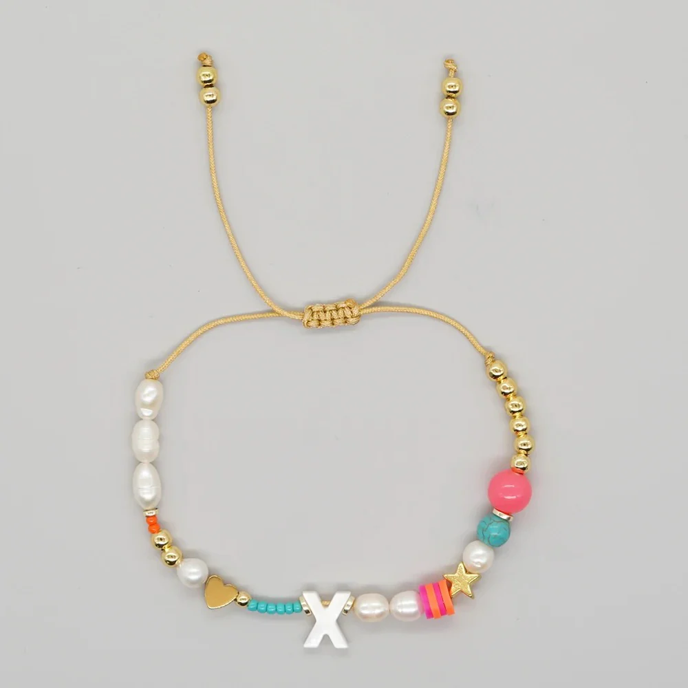 Color Splash Initial Bracelet - Image 28