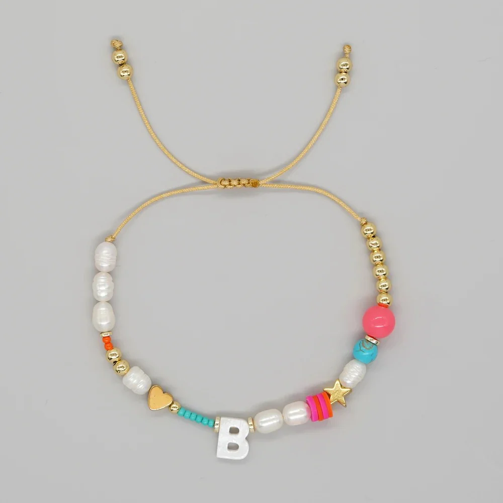 Color Splash Initial Bracelet - Image 6