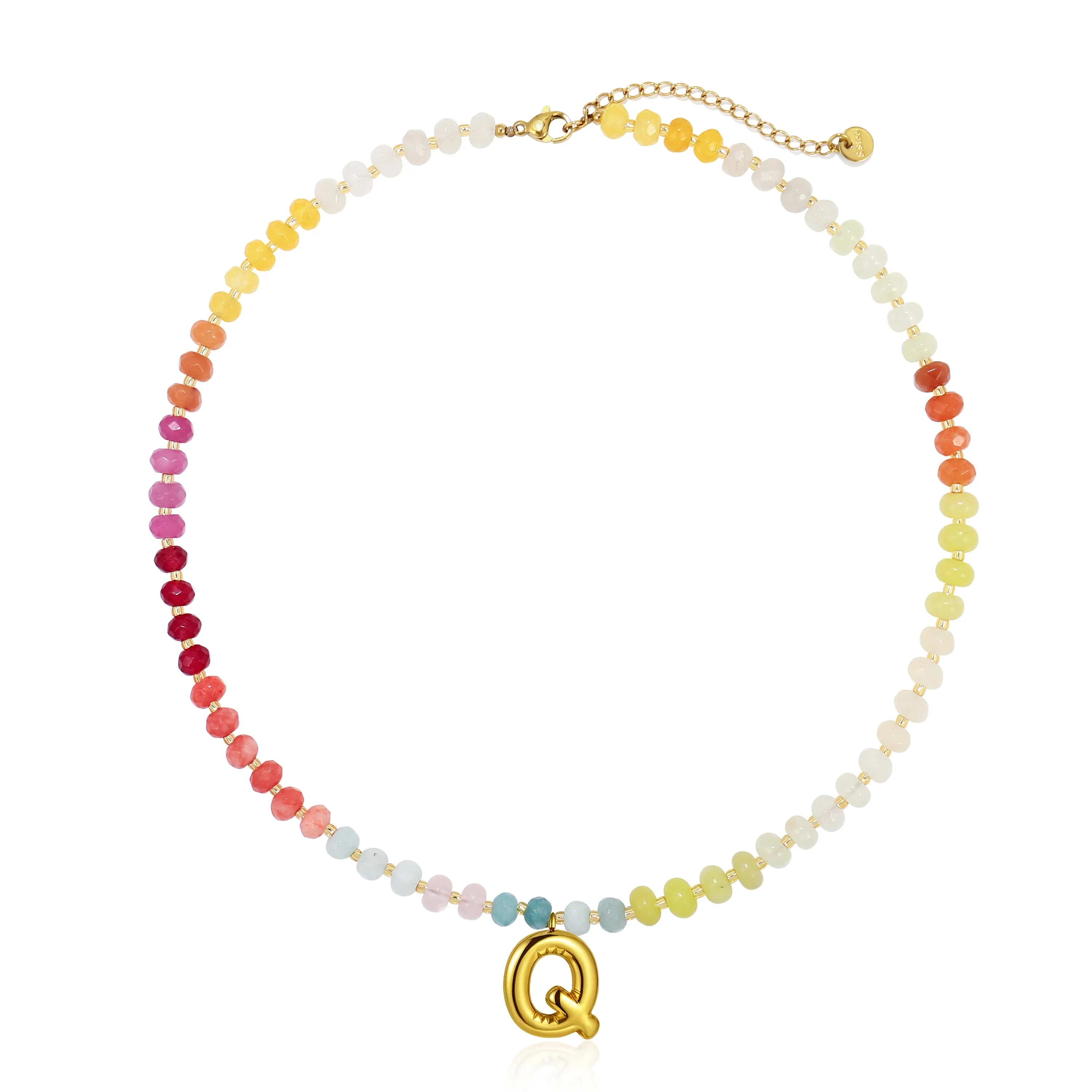 Colorful Balloon Letter Necklace - Image 17
