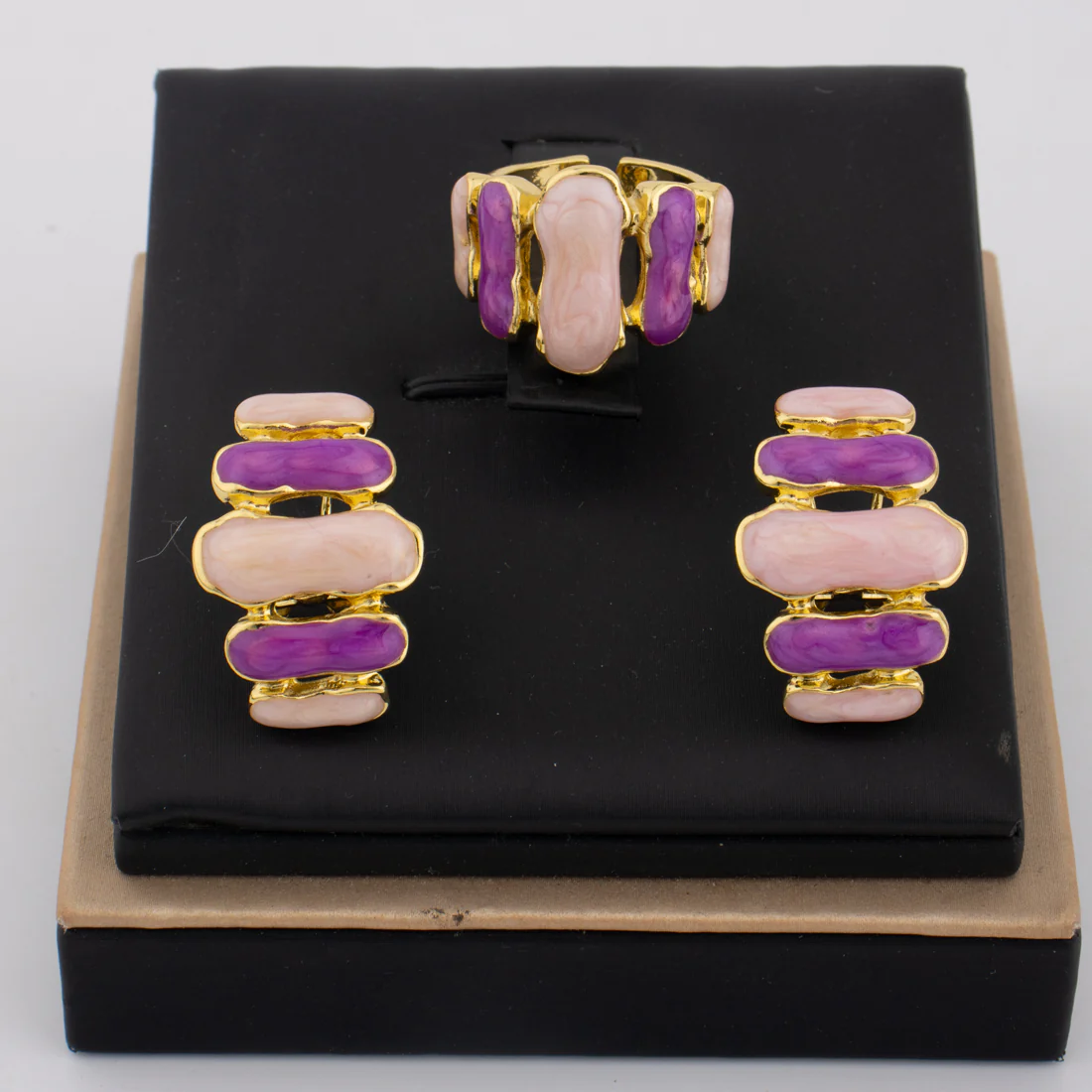 Colorful Earrings & Ring Set - Image 6