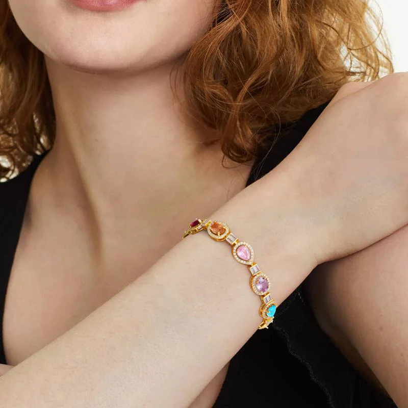 Colorful Gemstone Bracelet - Image 4