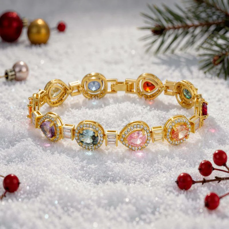 Colorful Gemstone Bracelet - Image 5