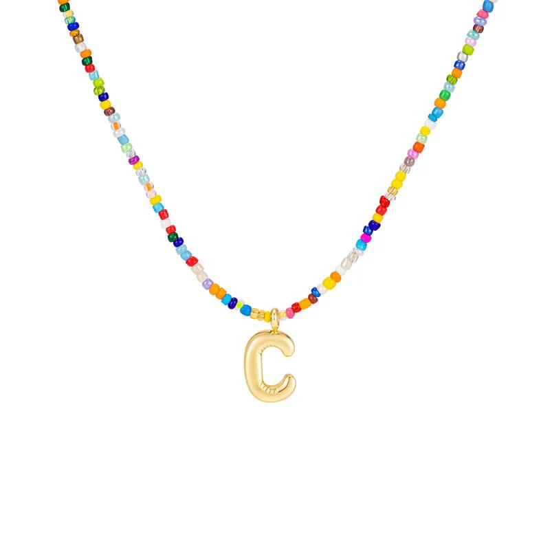 Colorful Letter Necklace - Image 10