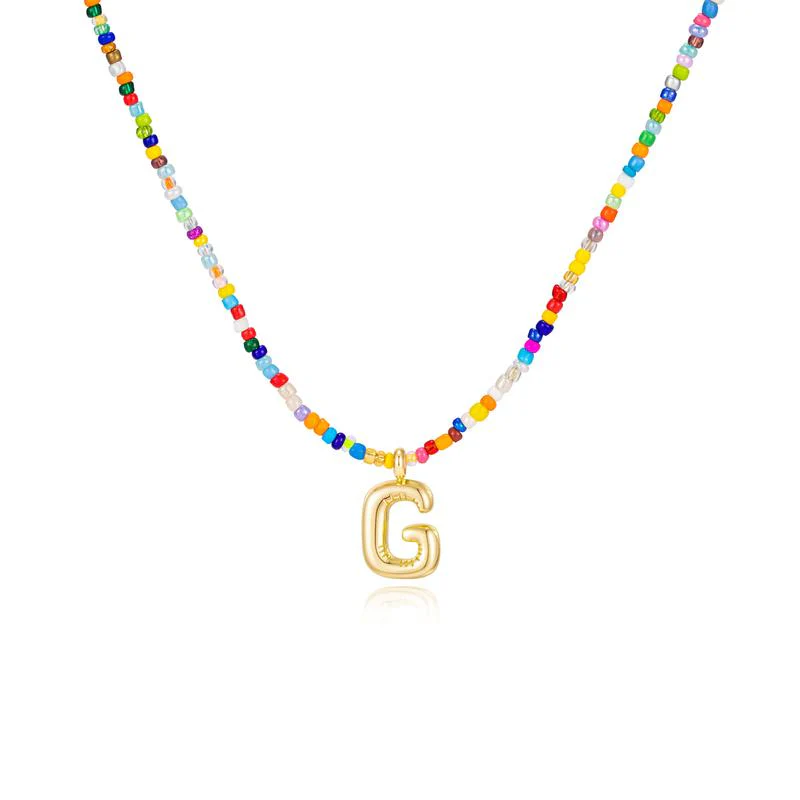 Colorful Letter Necklace - Image 14