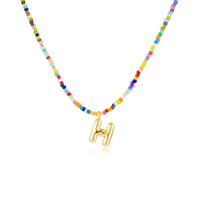 Colorful Letter Necklace - Image 15