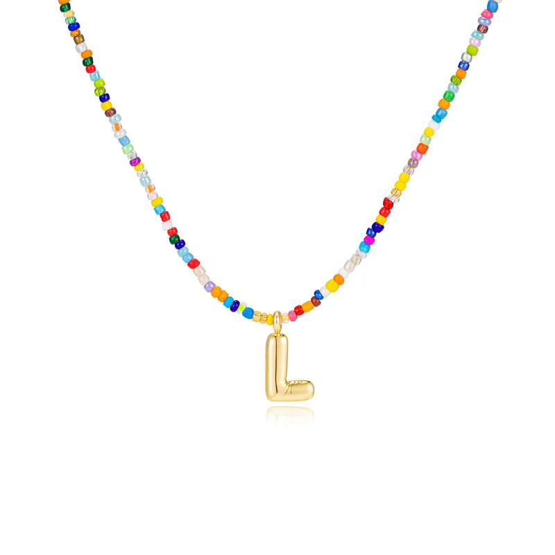 Colorful Letter Necklace - Image 19