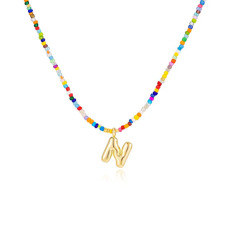 Colorful Letter Necklace - Image 21
