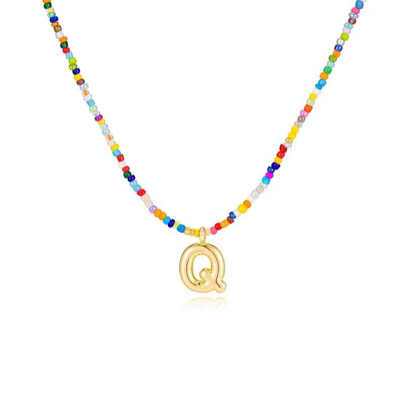 Colorful Letter Necklace - Image 24