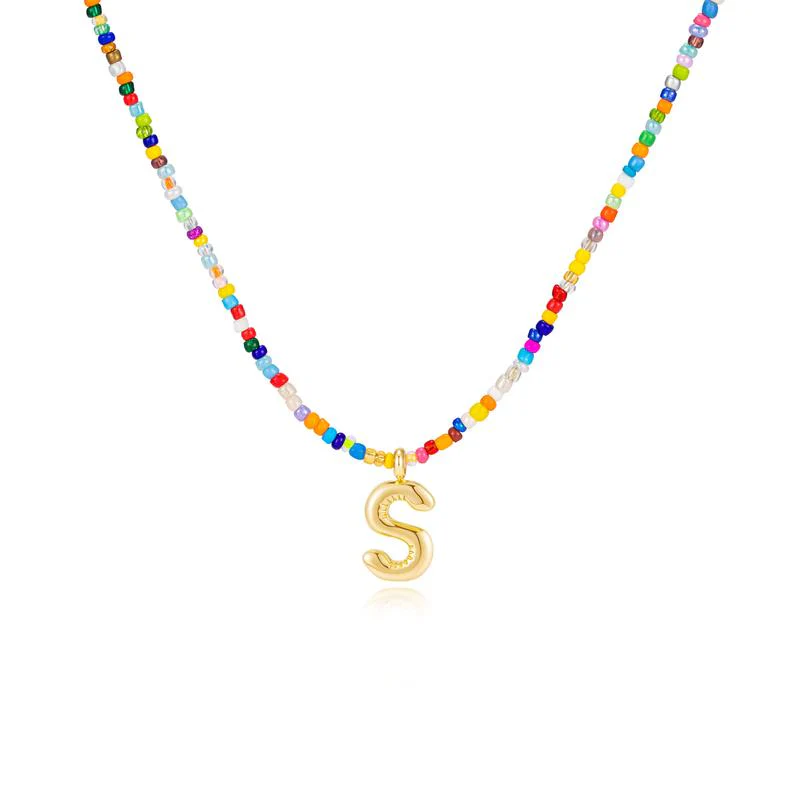 Colorful Letter Necklace - Image 26