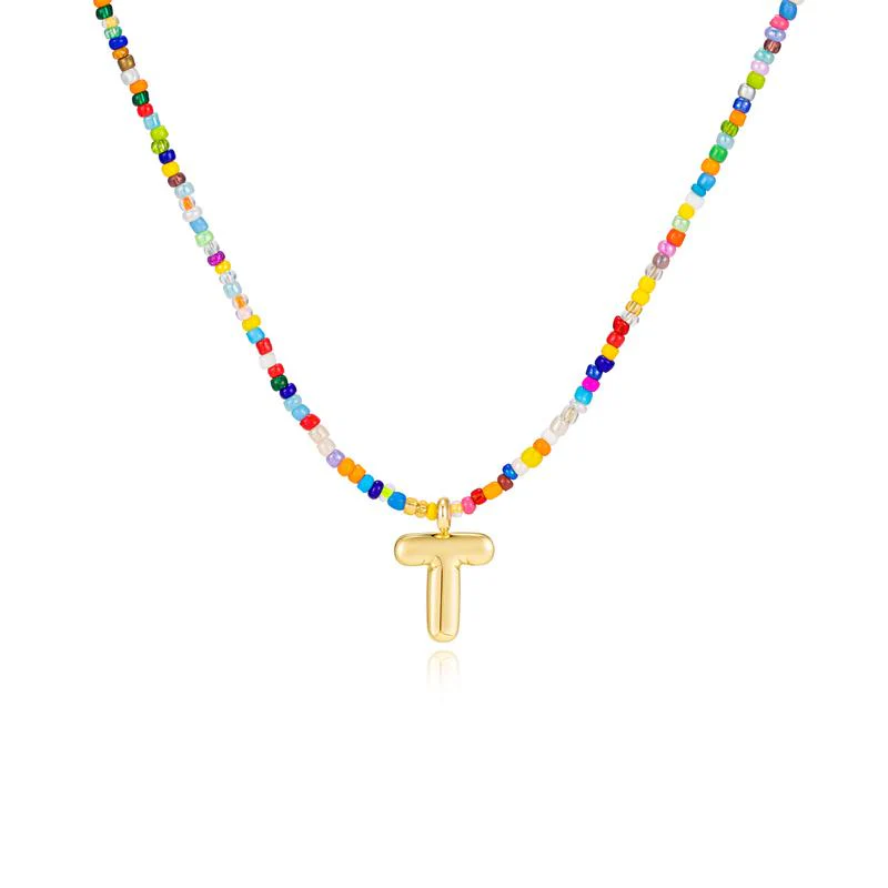 Colorful Letter Necklace - Image 27