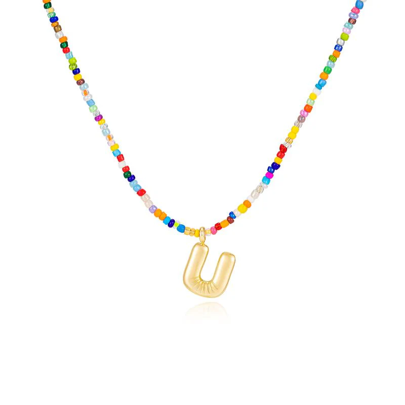 Colorful Letter Necklace - Image 28