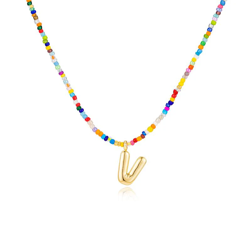 Colorful Letter Necklace - Image 29