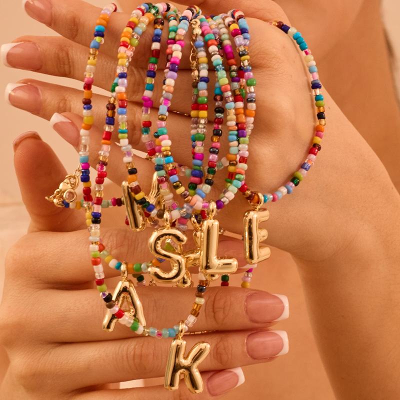 Colorful Letter Necklace - Image 6