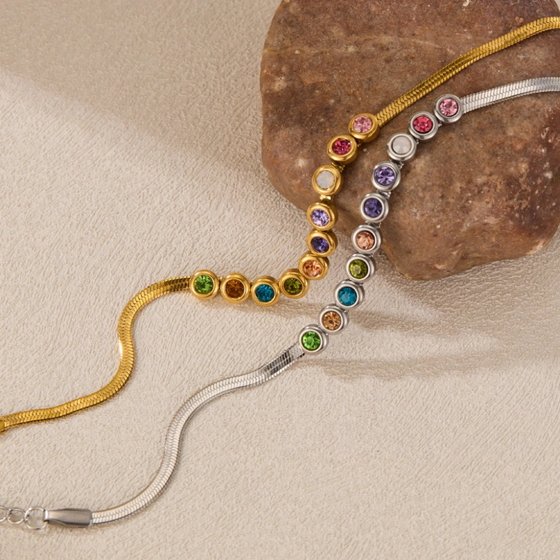 Colorful Mini Circles Bracelet - Image 3